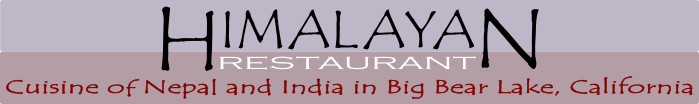 India Cuisine in Big Bear
